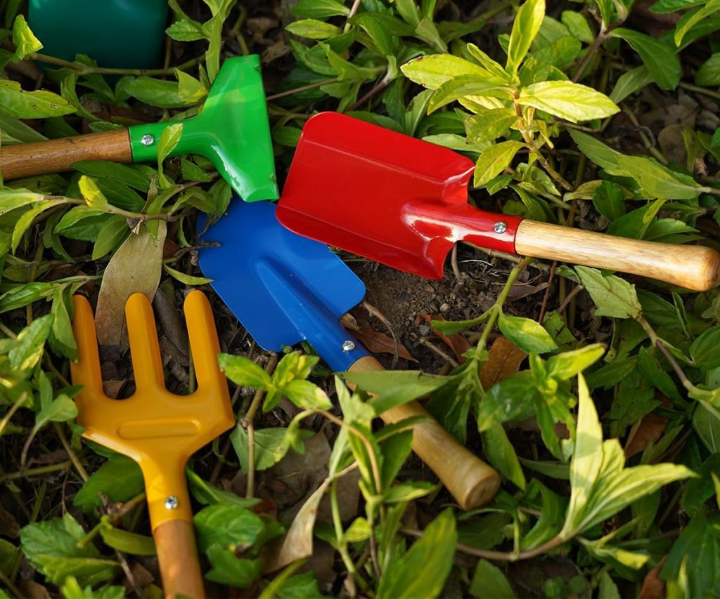 Gardening Tools Trowel, Rake, Shovel, Spoon, Fork for Gardening Tools Best Outdoor Gift