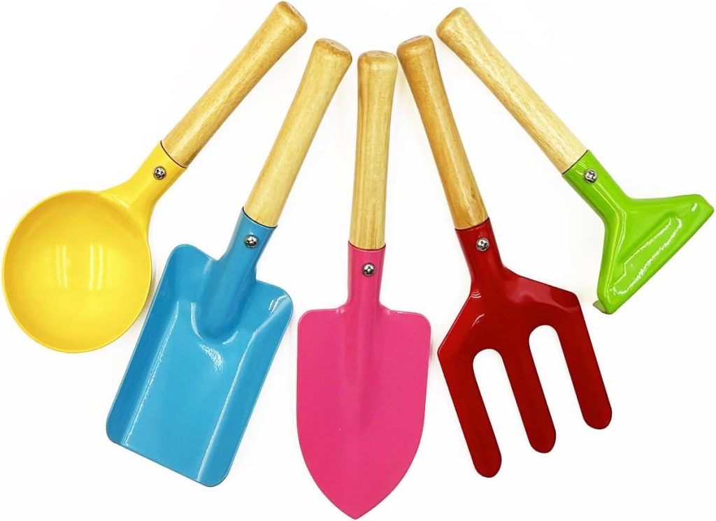 Gardening Tools Trowel, Rake, Shovel, Spoon, Fork for Gardening Tools Best Outdoor Gift