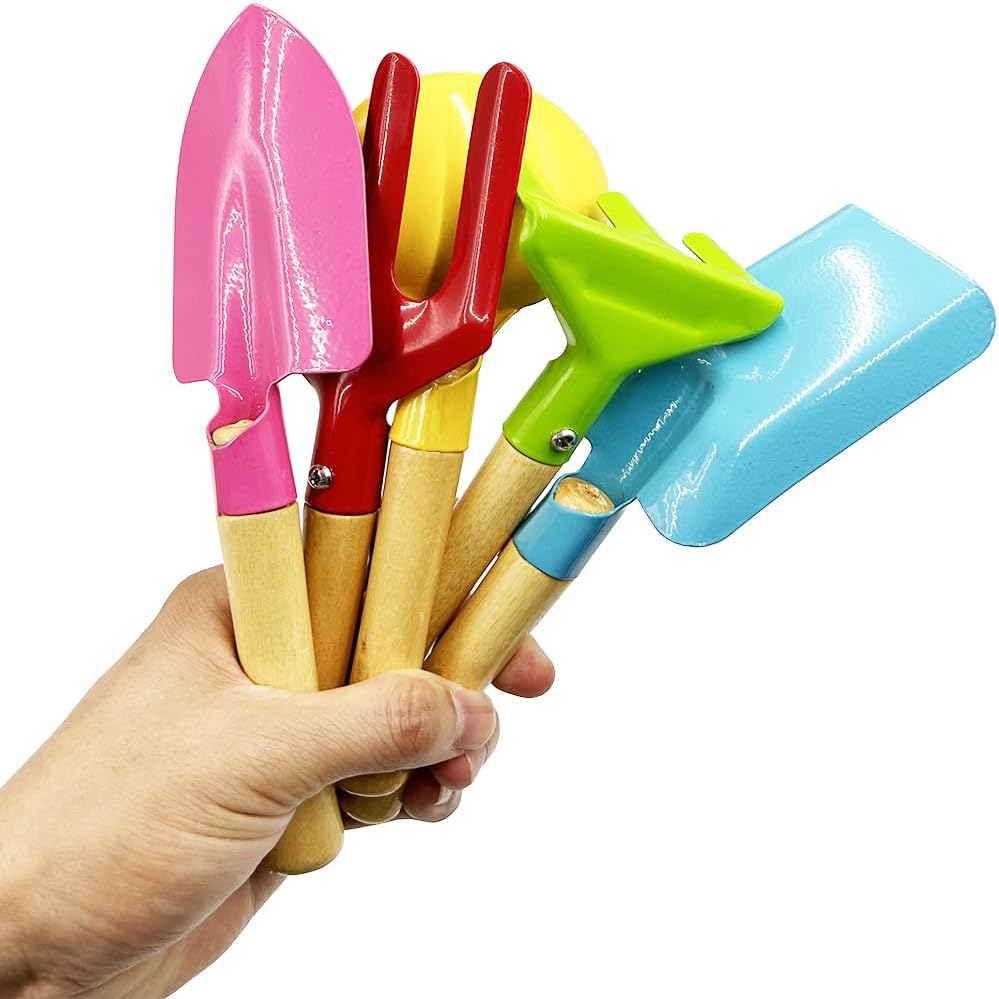 Gardening Tools Trowel, Rake, Shovel, Spoon, Fork for Gardening Tools Best Outdoor Gift